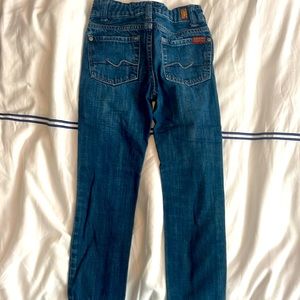 Size 6 boys 7 for All Mankind denim jeans
